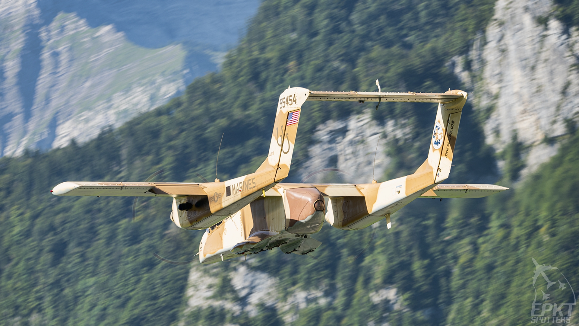 F-AZKM - North American Rockwell OV-10 B Bronco (Association Amicale des Avions Anciens de la Drôme) / Mollis Airport - Mollis Switzerland [LSMF/]