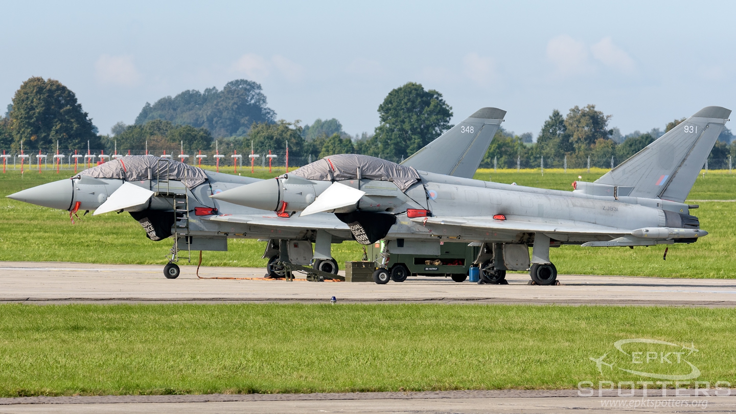 ZJ931 - Eurofighter EF-2000 Typhoon FGR4 (United Kingdom - Royal Air Force (RAF)) / Leos Janacek Airport - Ostrava Czech Republic [LKMT/OSR]