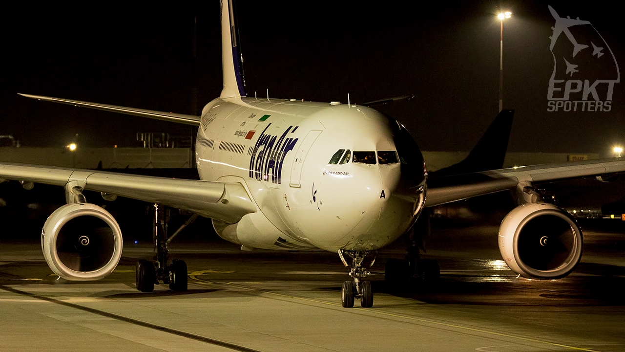 EP-IJA - Airbus A330 -343 (Iran Air) / Pyrzowice - Katowice Poland [EPKT/KTW]
