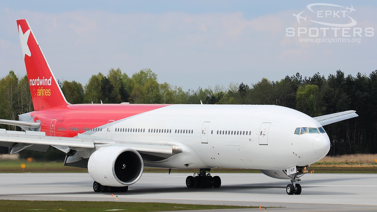 VP-BJF - Boeing 777 -21BER (Nordwind Airlines) / Pyrzowice - Katowice Poland [EPKT/KTW]