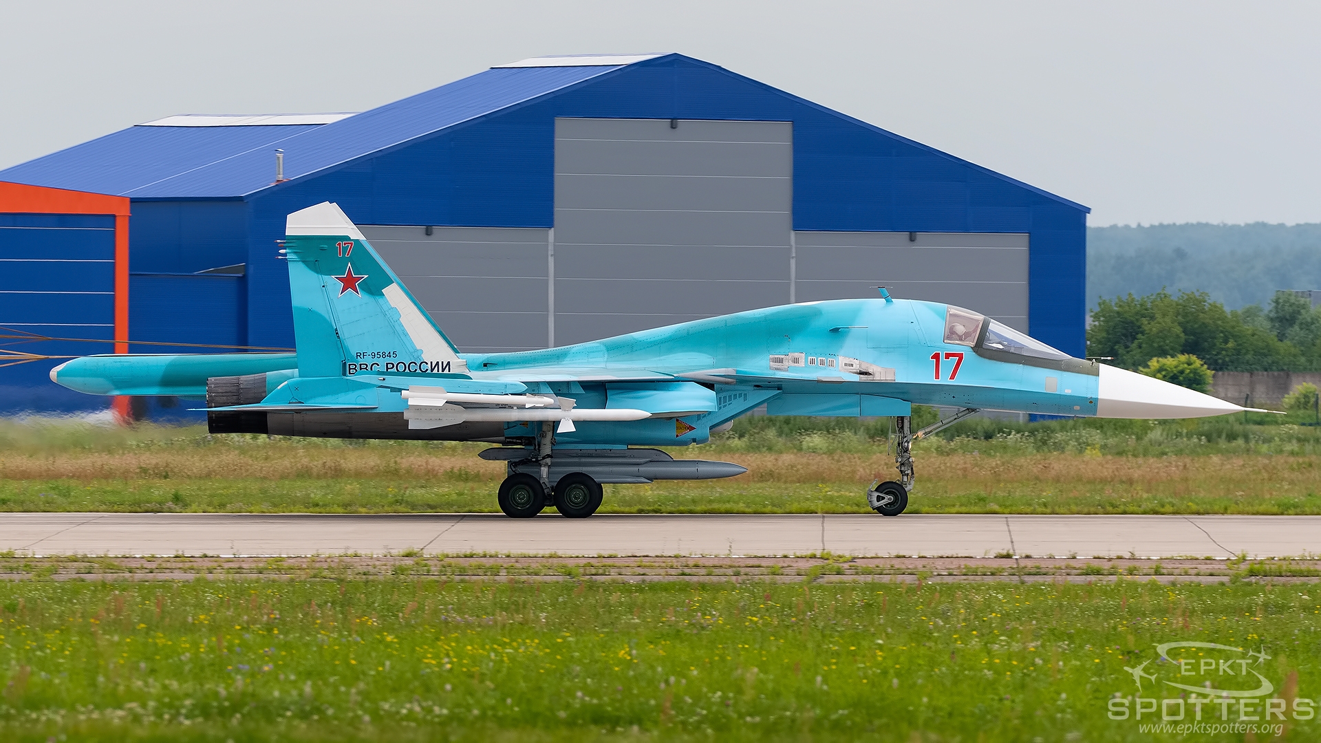 RF-95845 - Sukhoi Su-34 Fullback (Russia - Air Force) / Ramenskoye / Zhukovsky - Ramenskoe Russian Federation [UUBW/]