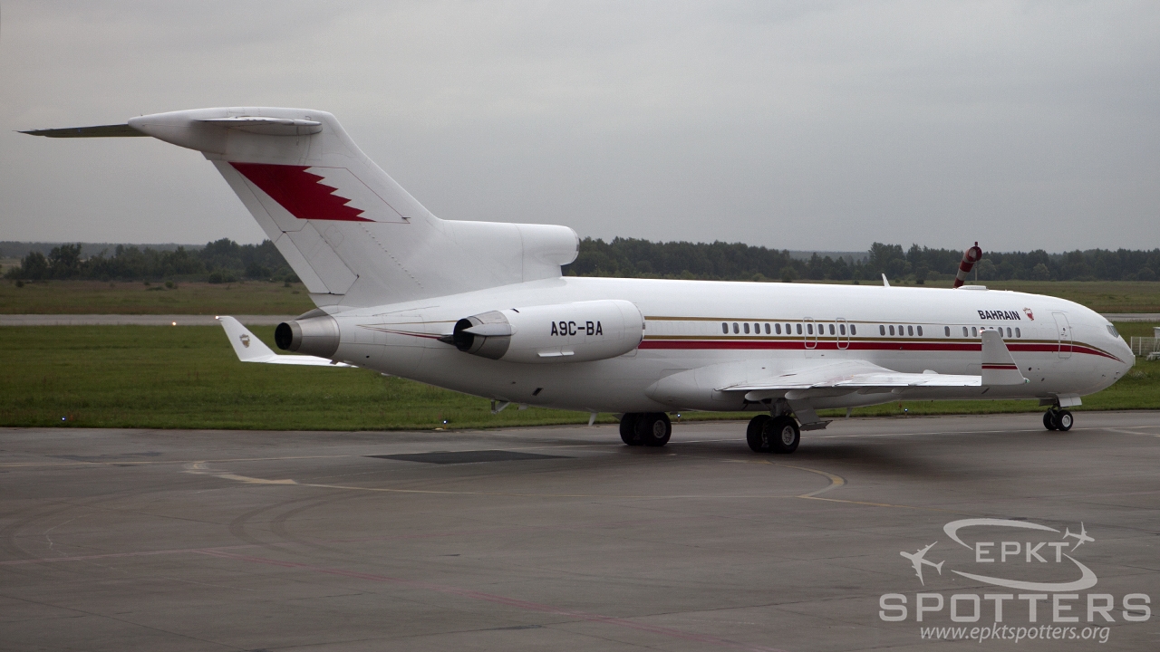 A9C-BA - Boeing 727 -2M7(Adv) (Bahrain - Royal Flight) / Pyrzowice - Katowice Poland [EPKT/KTW]