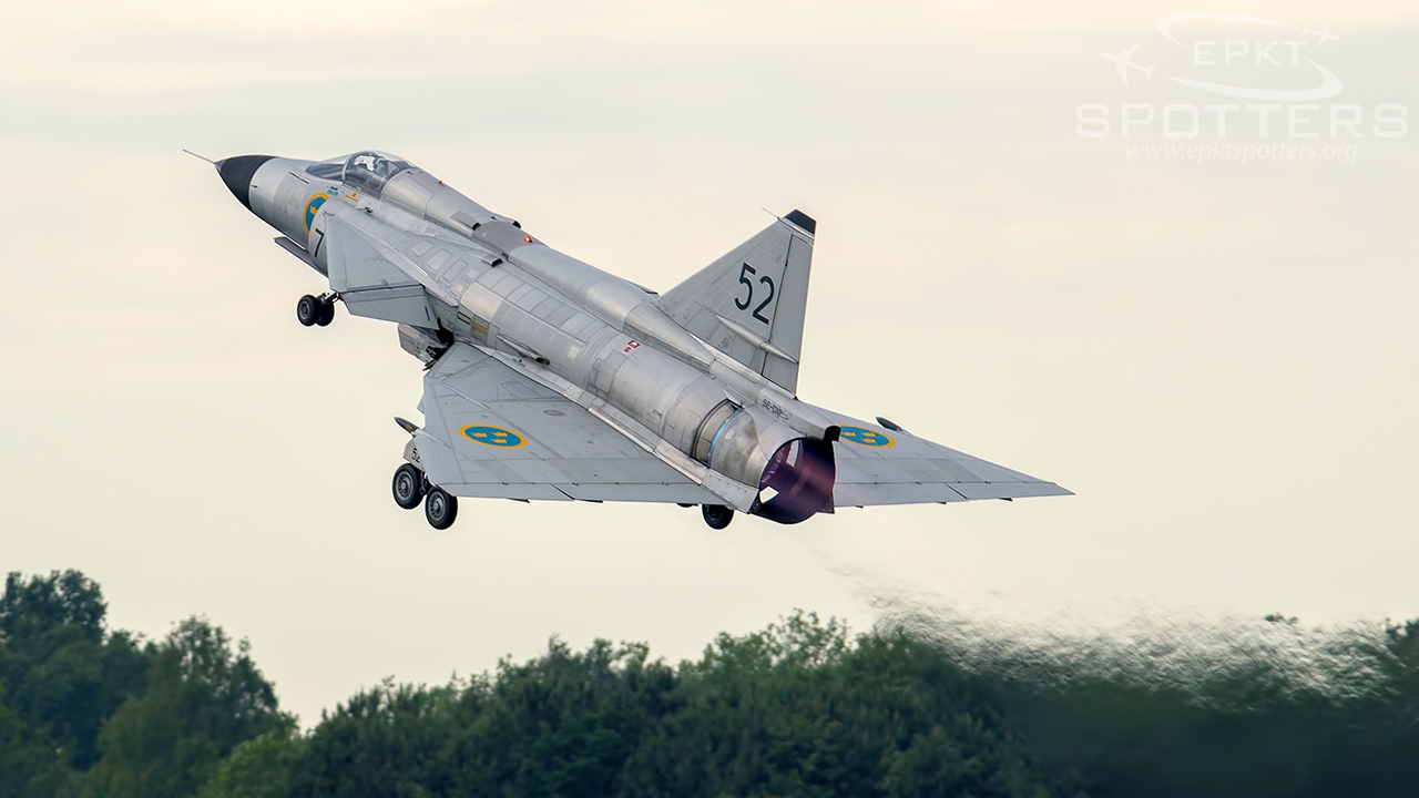 SE-DXN - Saab AJS-37 Viggen (Swedish Air Force Historical Flight (SwAFHF)) / Volkel Ab - Volkel Netherlands [EHVK/UDE]