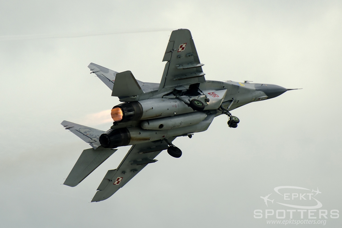 56 - Mikoyan Gurevich MiG-29 A Fulcrum (Poland - Air Force) / 23 Baza Lotnictwa Taktycznego - Minsk Mazowiecki Poland [EPMM/]