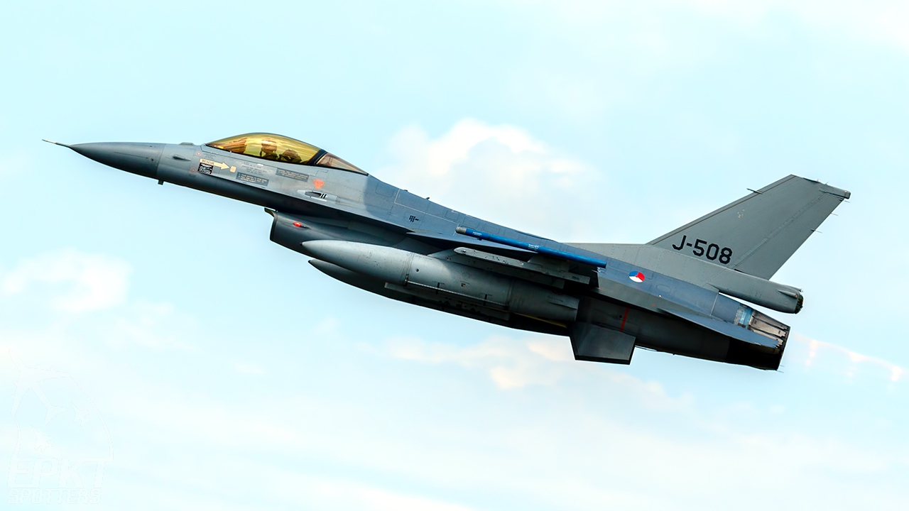 J-508 - General Dynamics F-16 AM  Fighting Falcon (Netherlands - Royal Air Force) / Volkel Ab - Volkel Netherlands [EHVK/UDE]