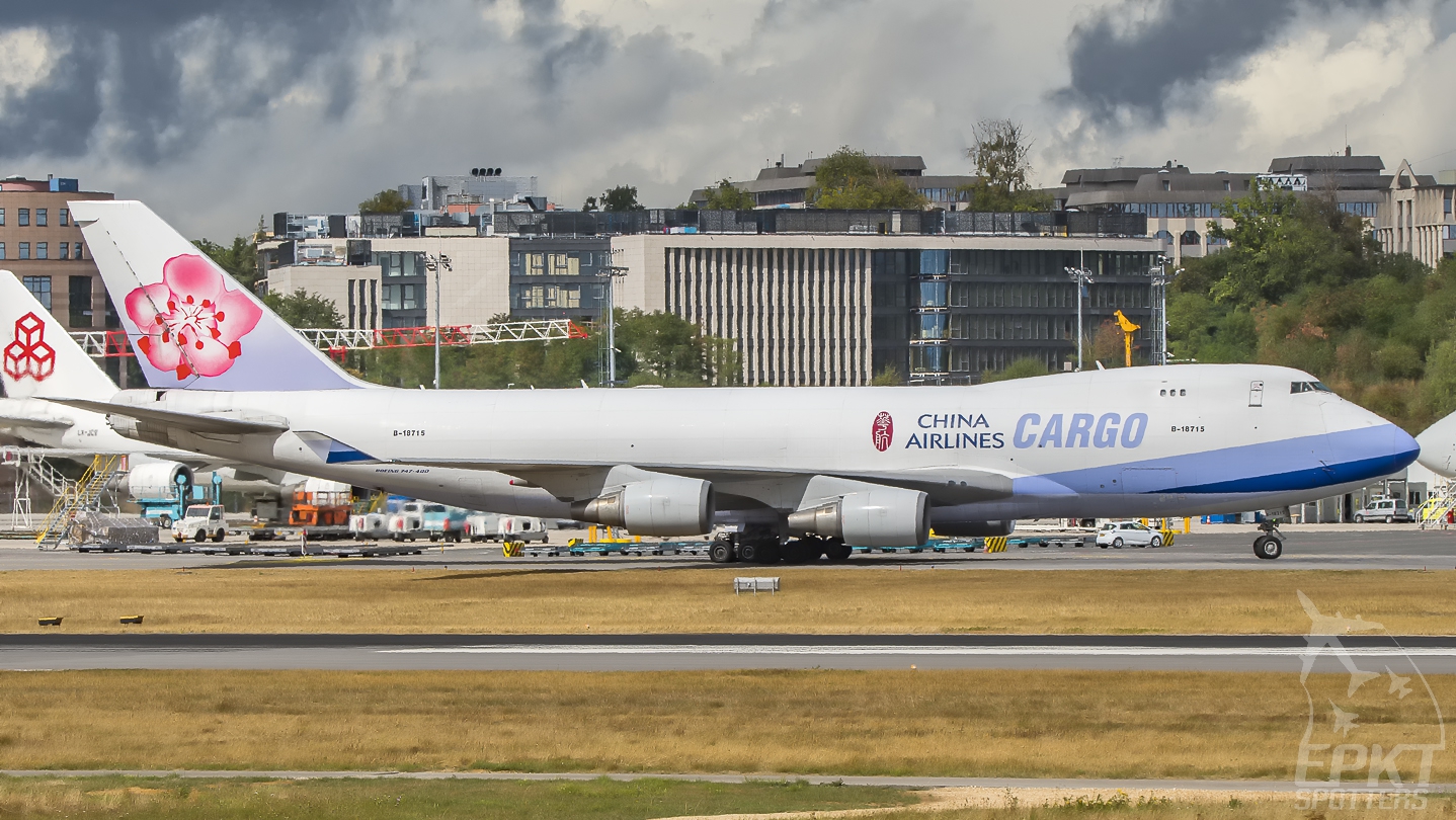 B-18715 - Boeing 747 -409F(SCD) (China Airlines Cargo) / Luxembourg-findel International Airport - Luxembourg Luxembourg [ELLX/LUX]