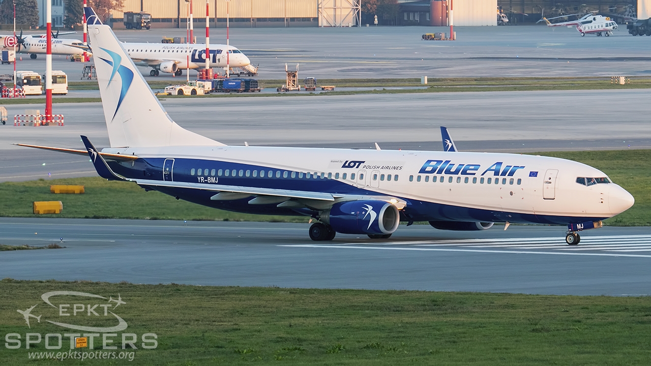 YR-BMJ - Boeing 737 -8K5 (Blue Air) / Chopin / Okecie - Warsaw Poland [EPWA/WAW]