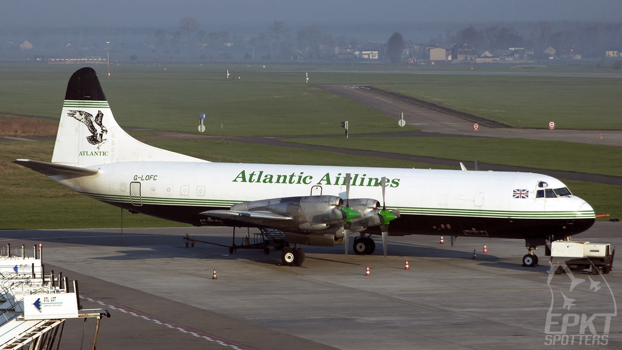 G-LOFC - Lockheed L-188 C Electra (Atlantic Airlines) / Pyrzowice - Katowice Poland [EPKT/KTW]