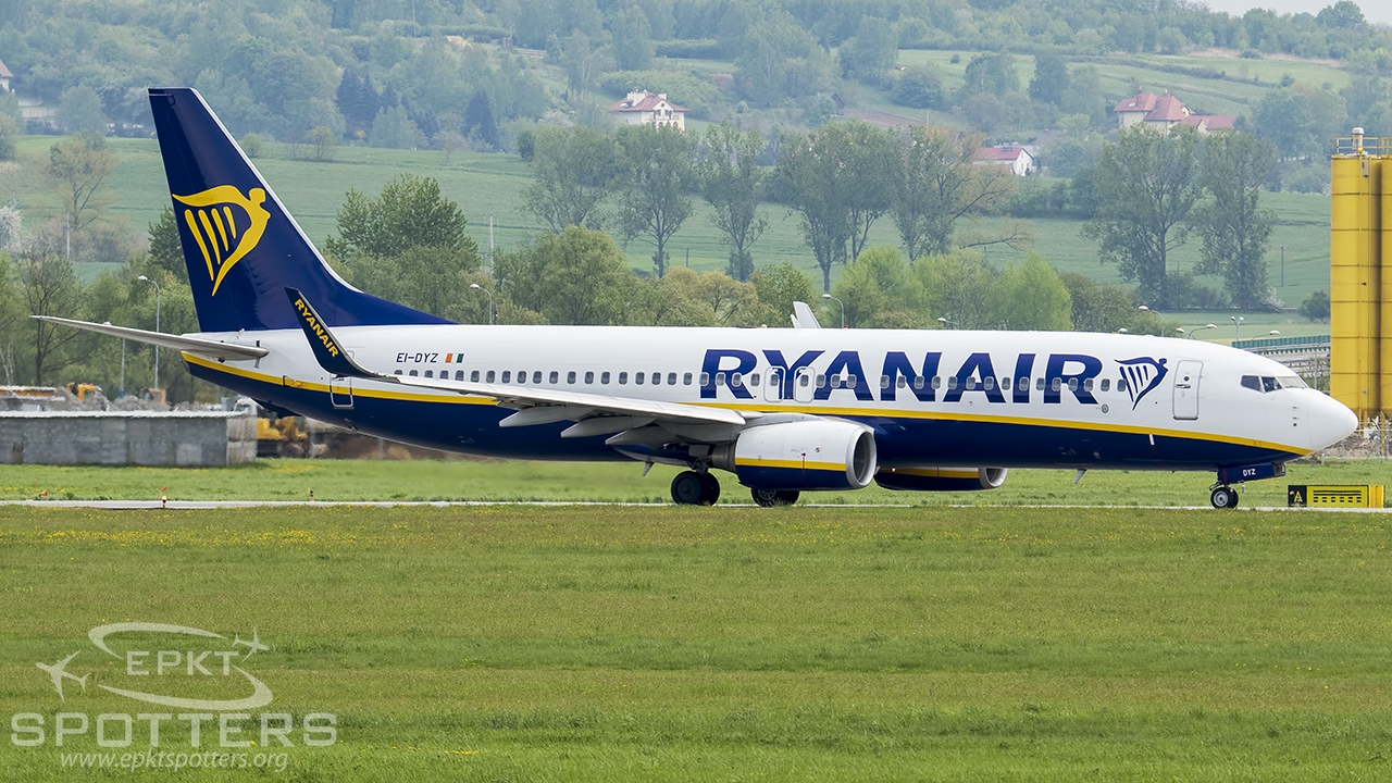EI-DYZ - Boeing 737 -8AS (Ryanair) / Balice - Krakow Poland [EPKK/KRK]