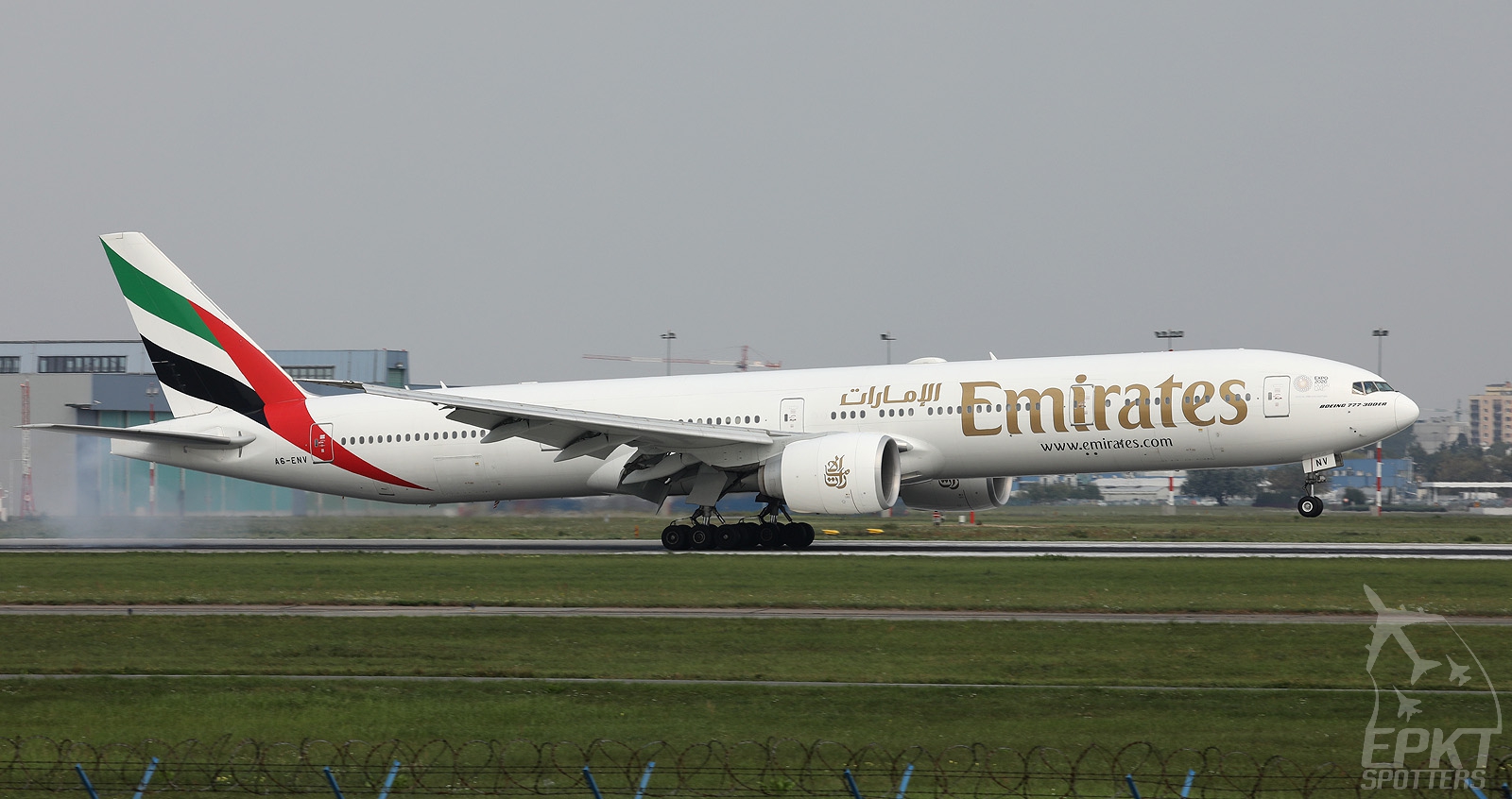 A6-ENV - Boeing 777 -31HER (Emirates) / Chopin / Okecie - Warsaw Poland [EPWA/WAW]