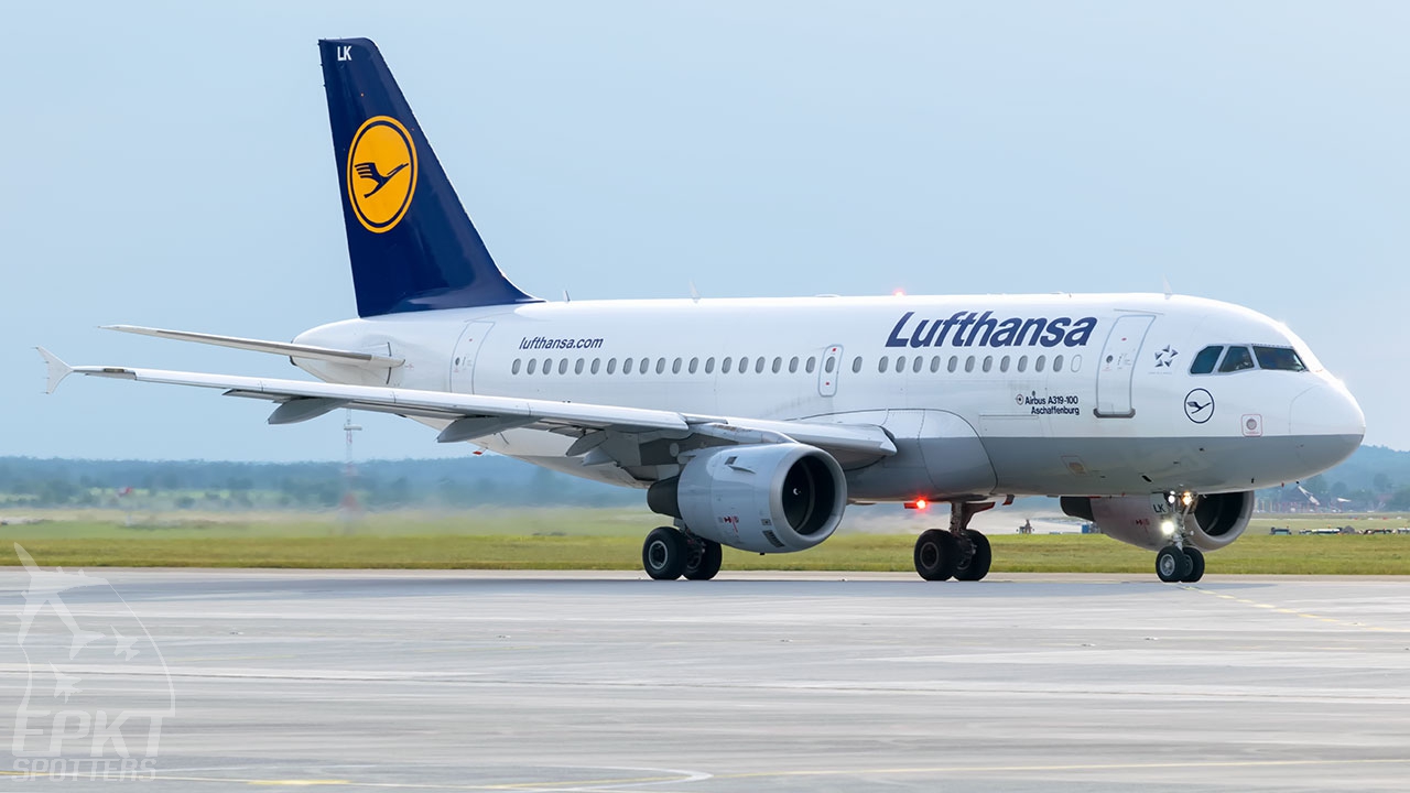 D-AILK - Airbus A319 -114 (Lufthansa) / Pyrzowice - Katowice Poland [EPKT/KTW]