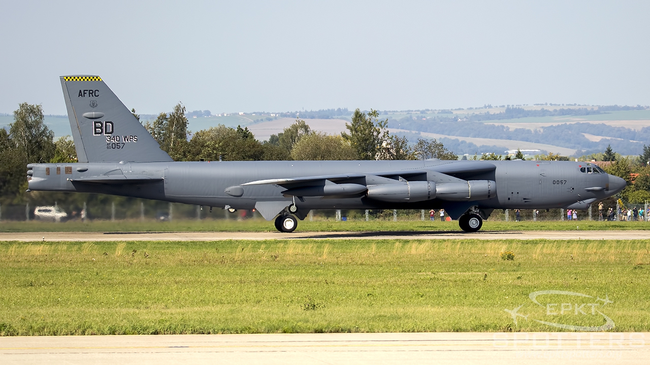 60-0057 - Boeing B-52 H Stratofortress (United States - US Air Force (USAF)) / Leos Janacek Airport - Ostrava Czech Republic [LKMT/OSR]