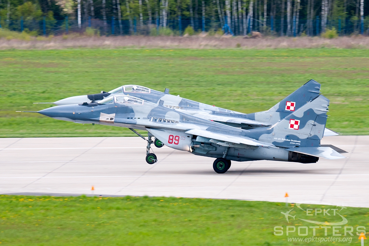 89 - Mikoyan Gurevich MiG-29 A Fulcrum (Poland - Air Force) / 23 Baza Lotnictwa Taktycznego - Minsk Mazowiecki Poland [EPMM/]