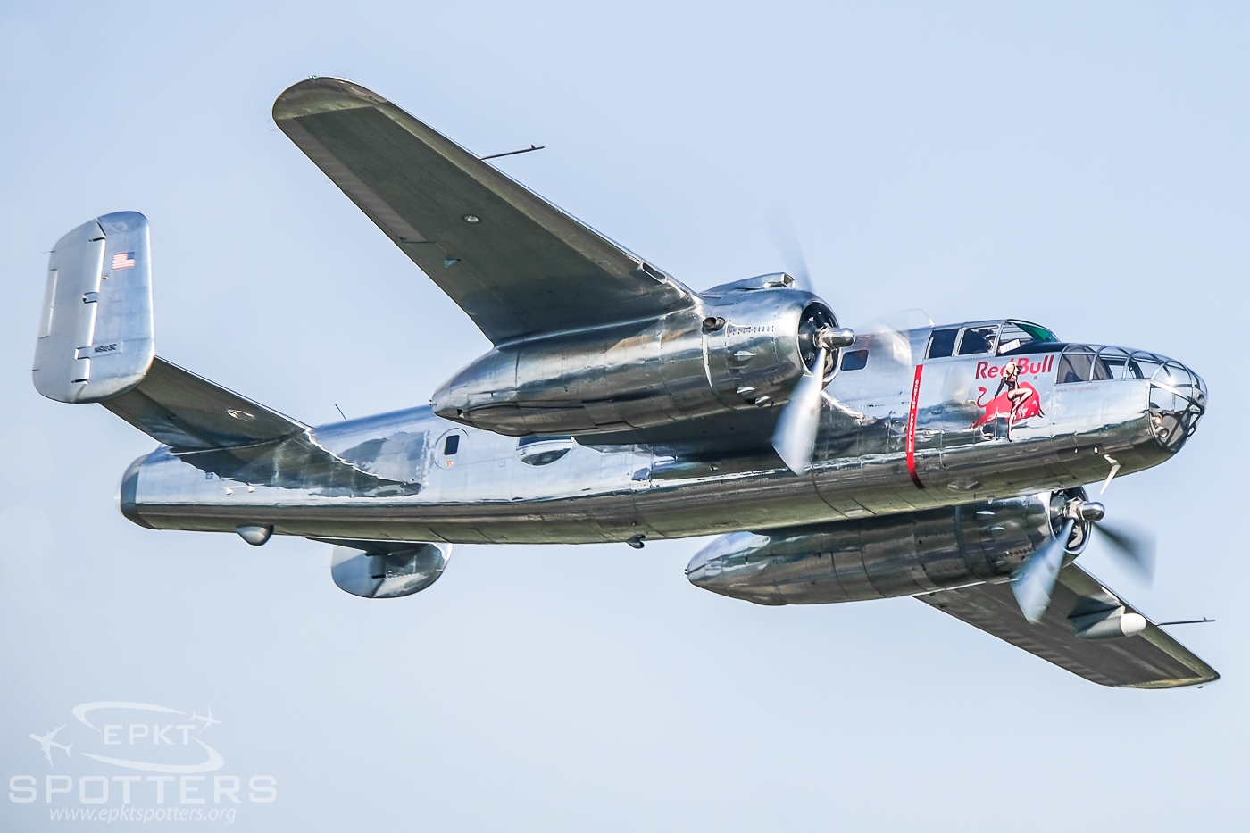 N6123C - North American B-25 J Mitchell (The Flying Bulls) / Muchowiec - Katowice Poland [EPKM/]