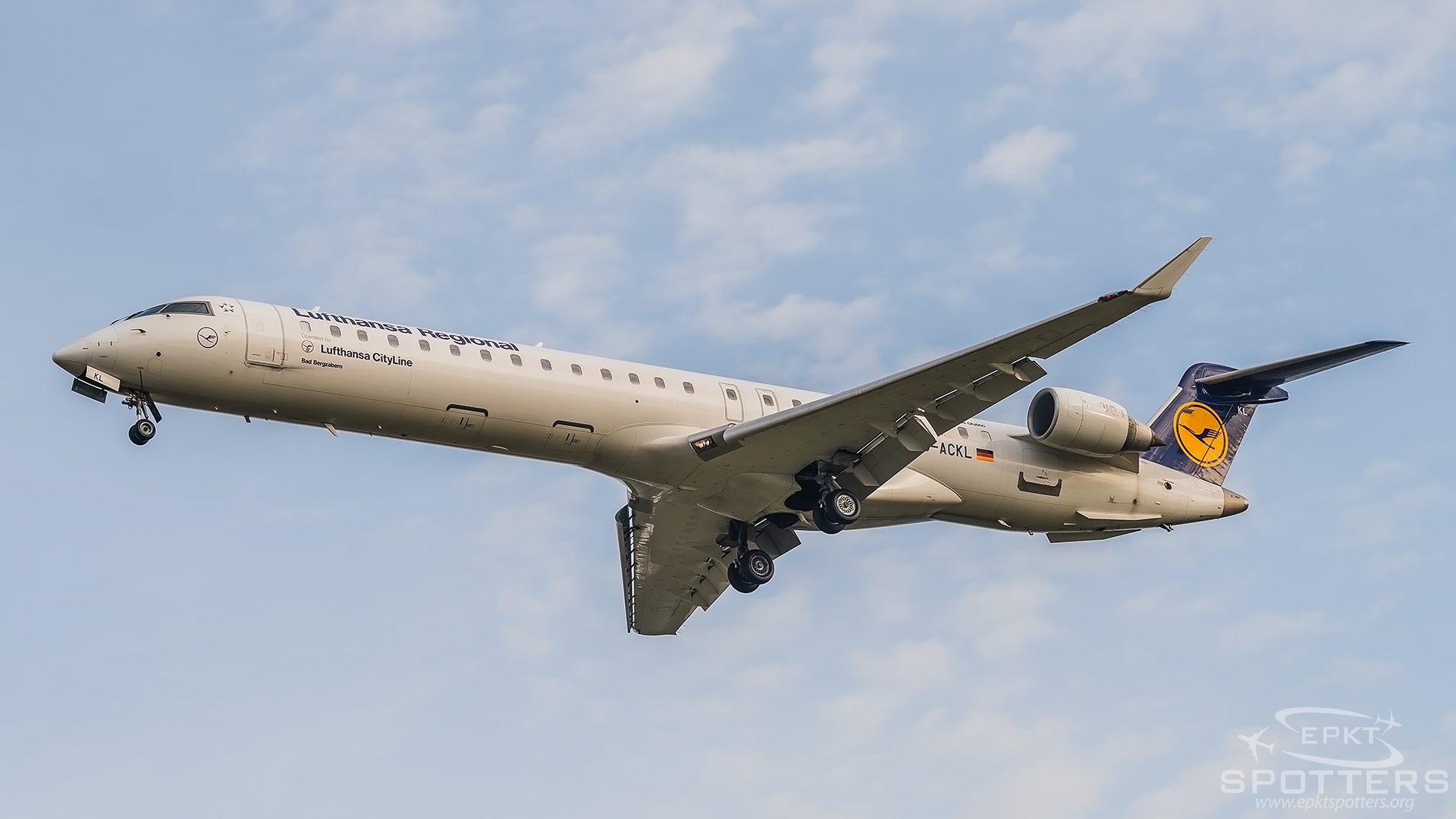 D-ACKL - Bombardier CRJ -900LR (Lufthansa CityLine) / Balice - Krakow Poland [EPKK/KRK]