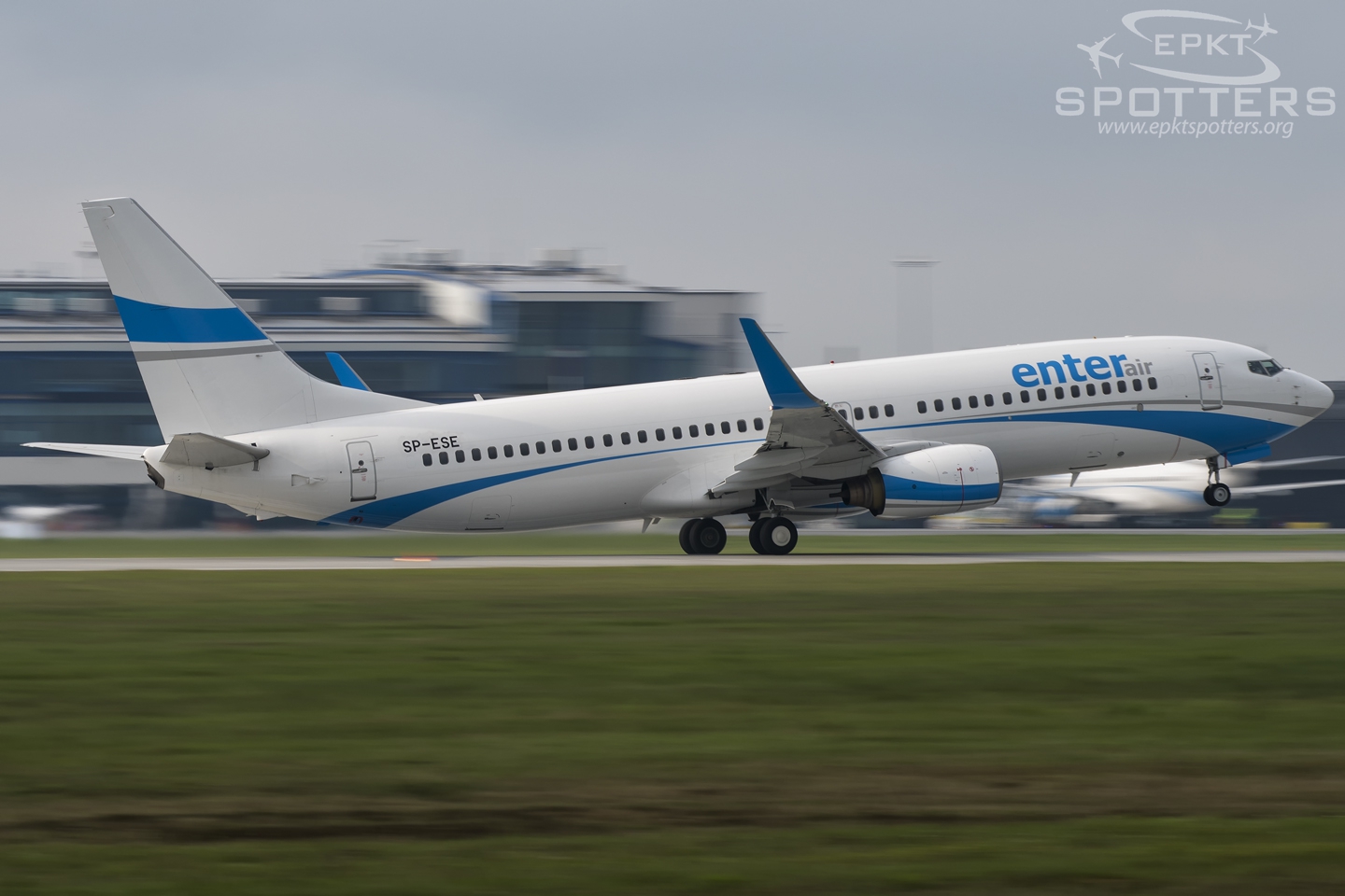 SP-ESE - Boeing 737 -8Q8 (EnterAir) / Pyrzowice - Katowice Poland [EPKT/KTW]