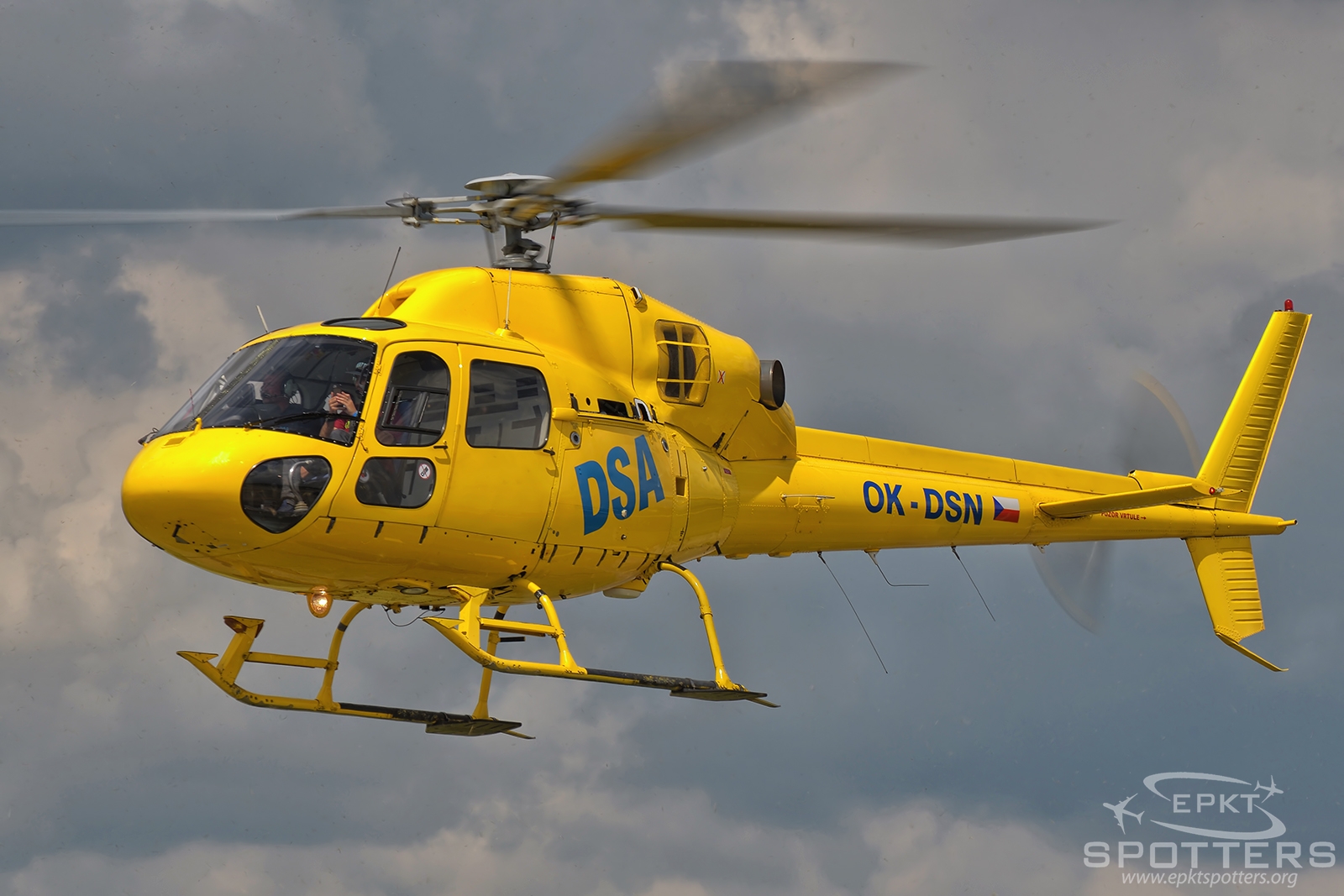 OK-DSN - Eurocopter AS-355 N (Delta System Air) / Hradec Kralove - Hradec Kralove Czech Republic [LKHK/]