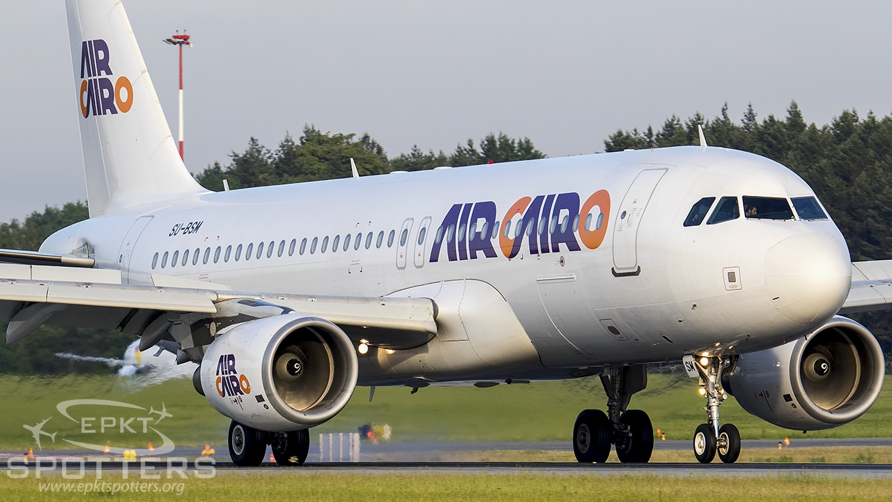 SU-BSM - Airbus A320 -214 (Air Cairo) / Pyrzowice - Katowice Poland [EPKT/KTW]