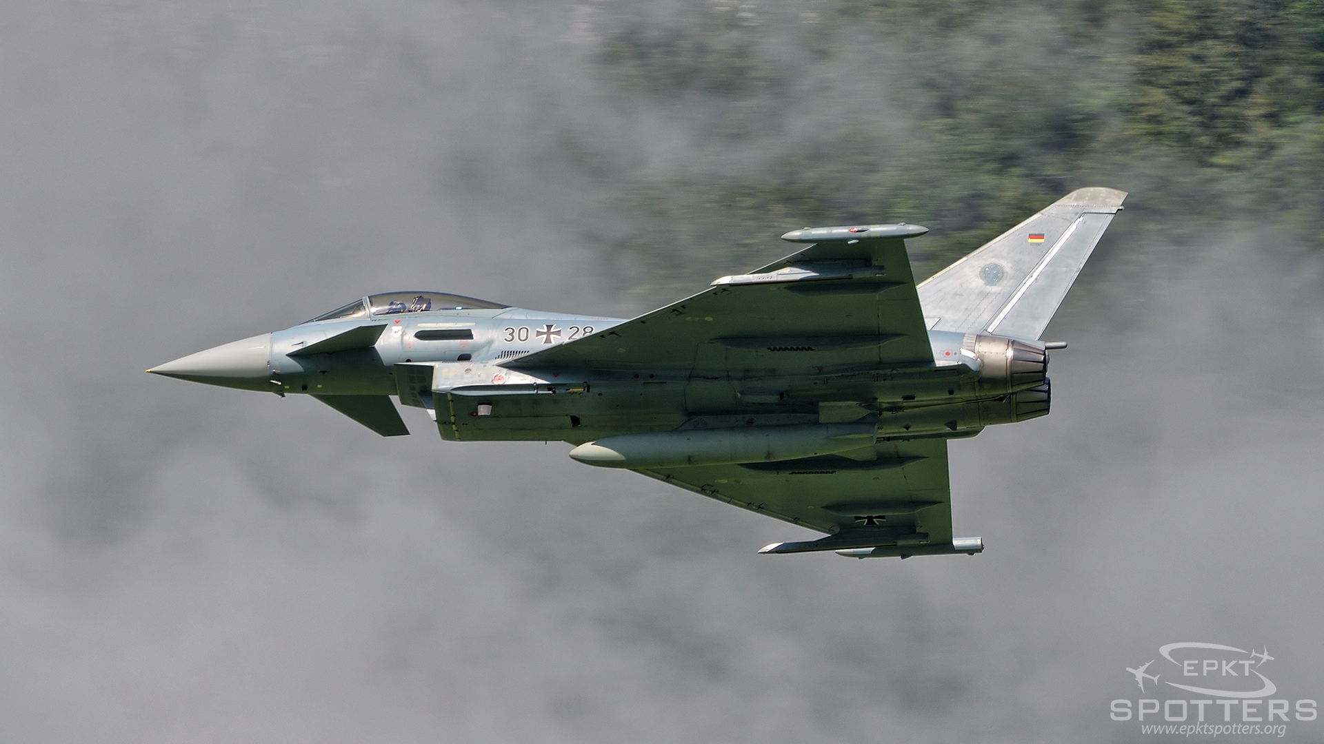 30+28 - Eurofighter EF-2000 Typhoon  (Germany - Air Force) / Mollis Airport - Mollis Switzerland [LSMF/]