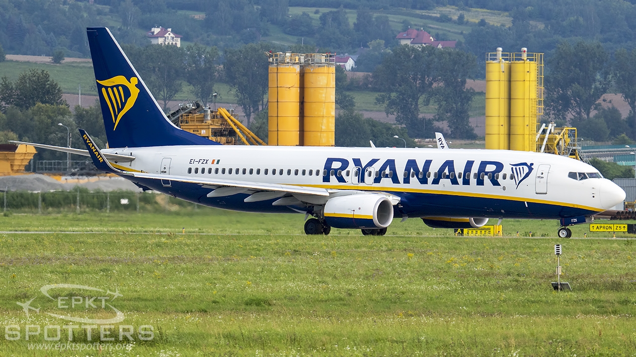 EI-FZX - Boeing 737 -8AS (Ryanair) / Balice - Krakow Poland [EPKK/KRK]