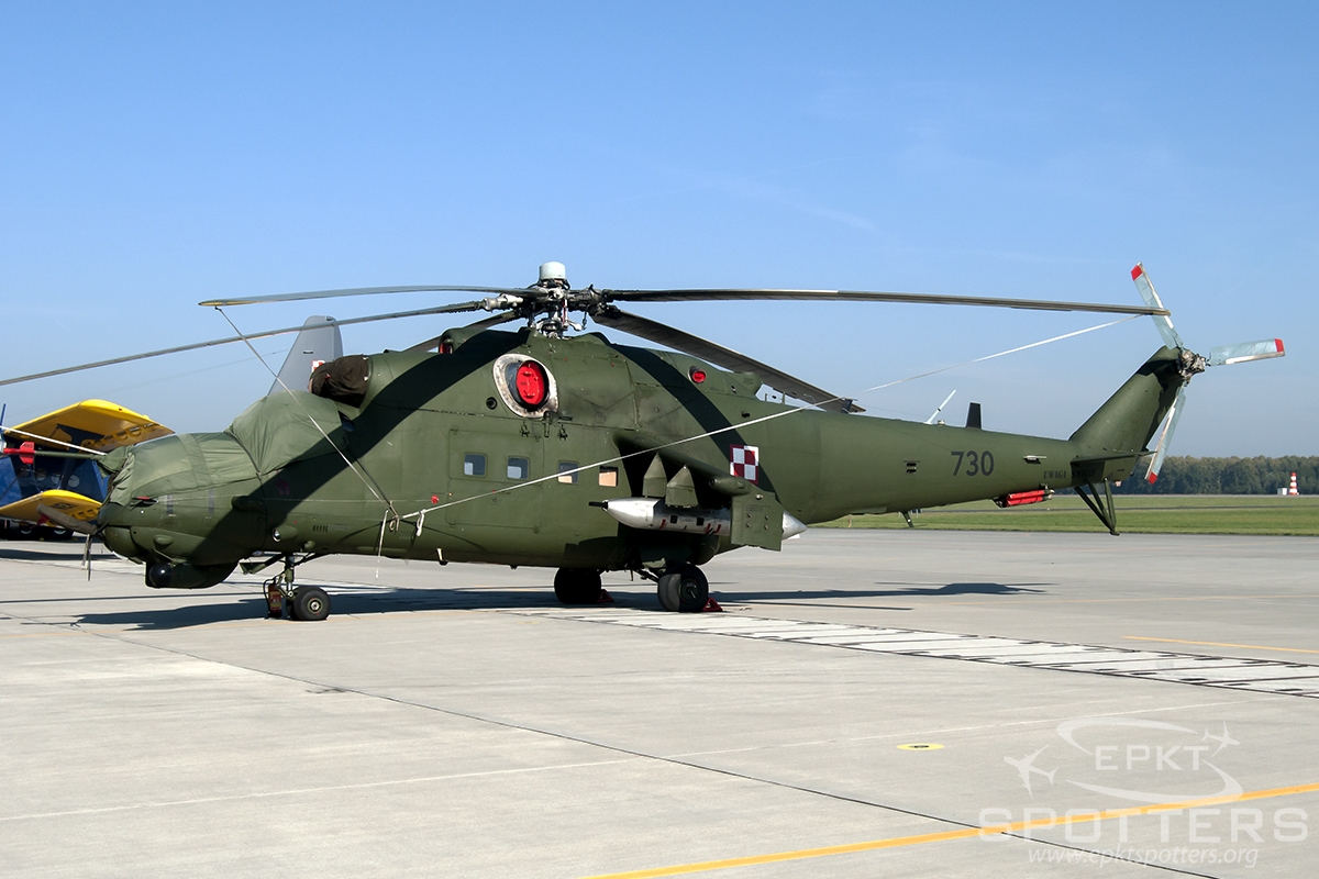 730 - Mil Mi-24 V Hind E (Poland - Army) / Krzesiny - Poznan Poland [EPKS/]