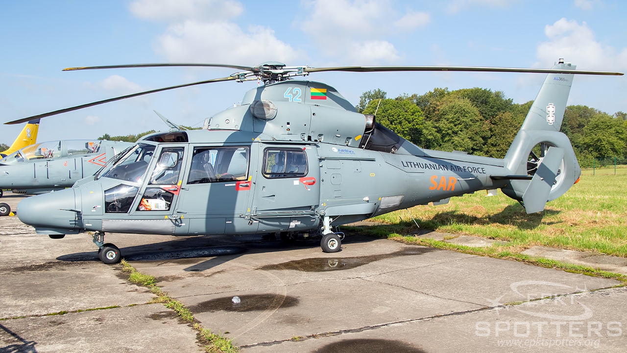42 - Eurocopter  AS-365 N3+  Dauphin 2 (Lithuania - Air Force) / Leos Janacek Airport - Ostrava Czech Republic [LKMT/OSR]