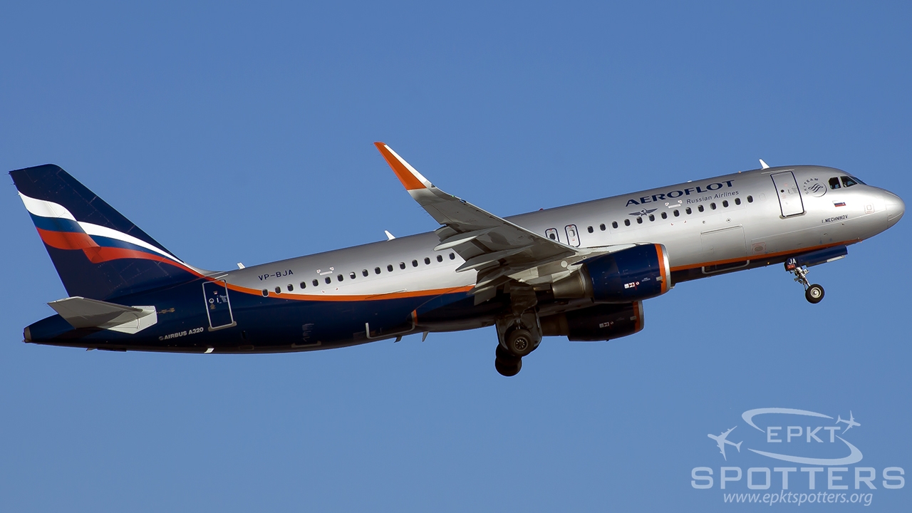 VP-BJA - Airbus A320 -214 (Aeroflot) / Chopin / Okecie - Warsaw Poland [EPWA/WAW]