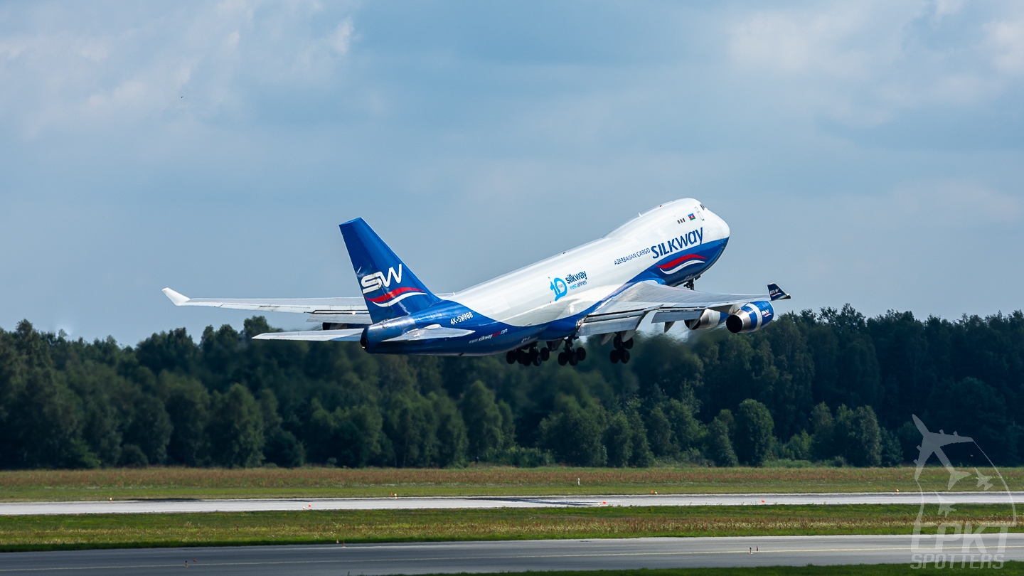 4K-SW888 - Boeing 747 -4R7F(SCD) (Silk Way Airlines) / Pyrzowice - Katowice Poland [EPKT/KTW]