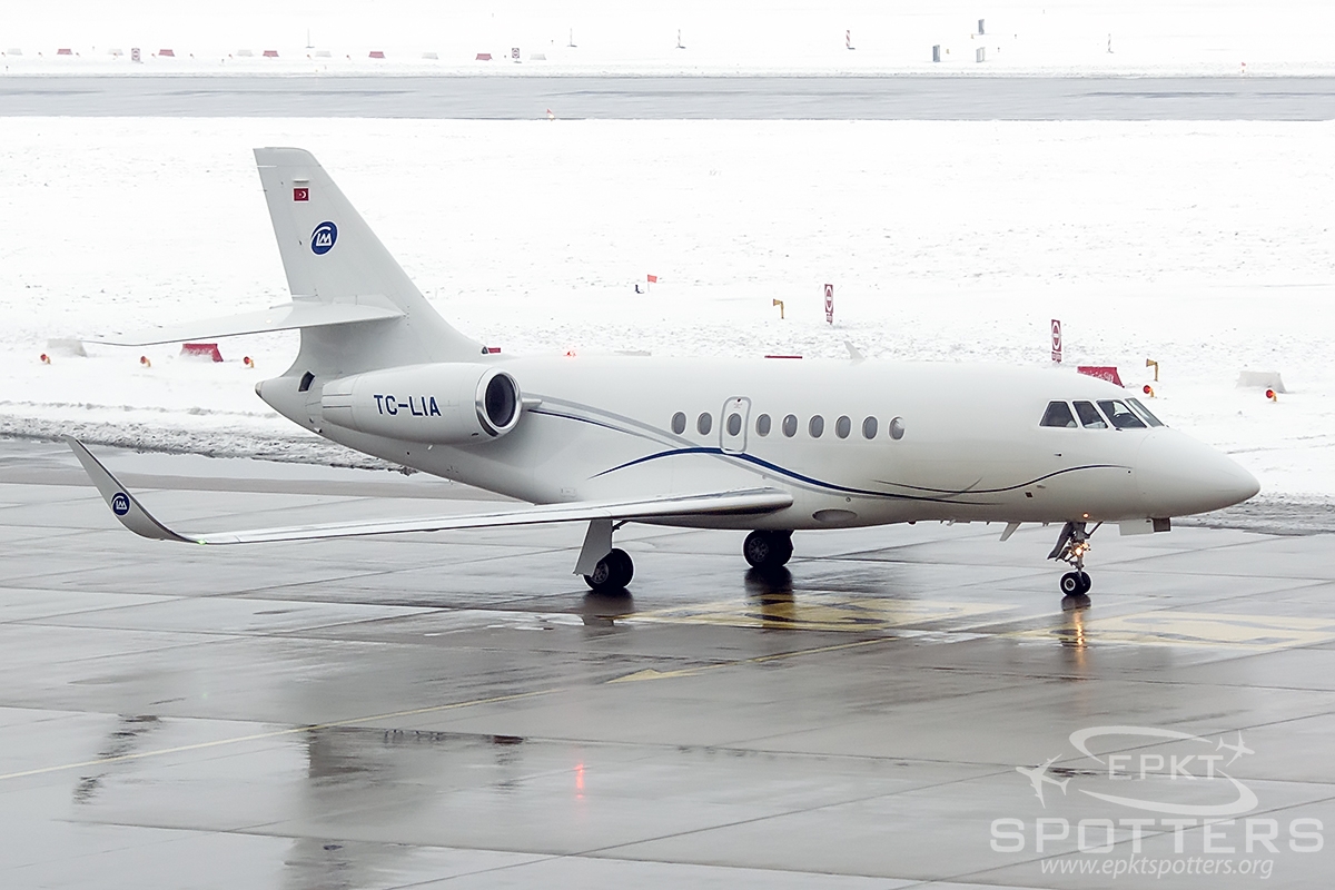 TC-LIA - Dassault Falcon 2000EX (Limak Aviation) / Pyrzowice - Katowice Poland [EPKT/KTW]