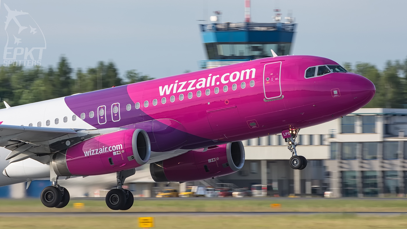 HA-LPS - Airbus A320 -232 (Wizz Air) / Pyrzowice - Katowice Poland [EPKT/KTW]