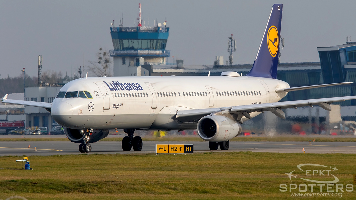 D-AISU - Airbus A321 -231 (Lufthansa) / Pyrzowice - Katowice Poland [EPKT/KTW]