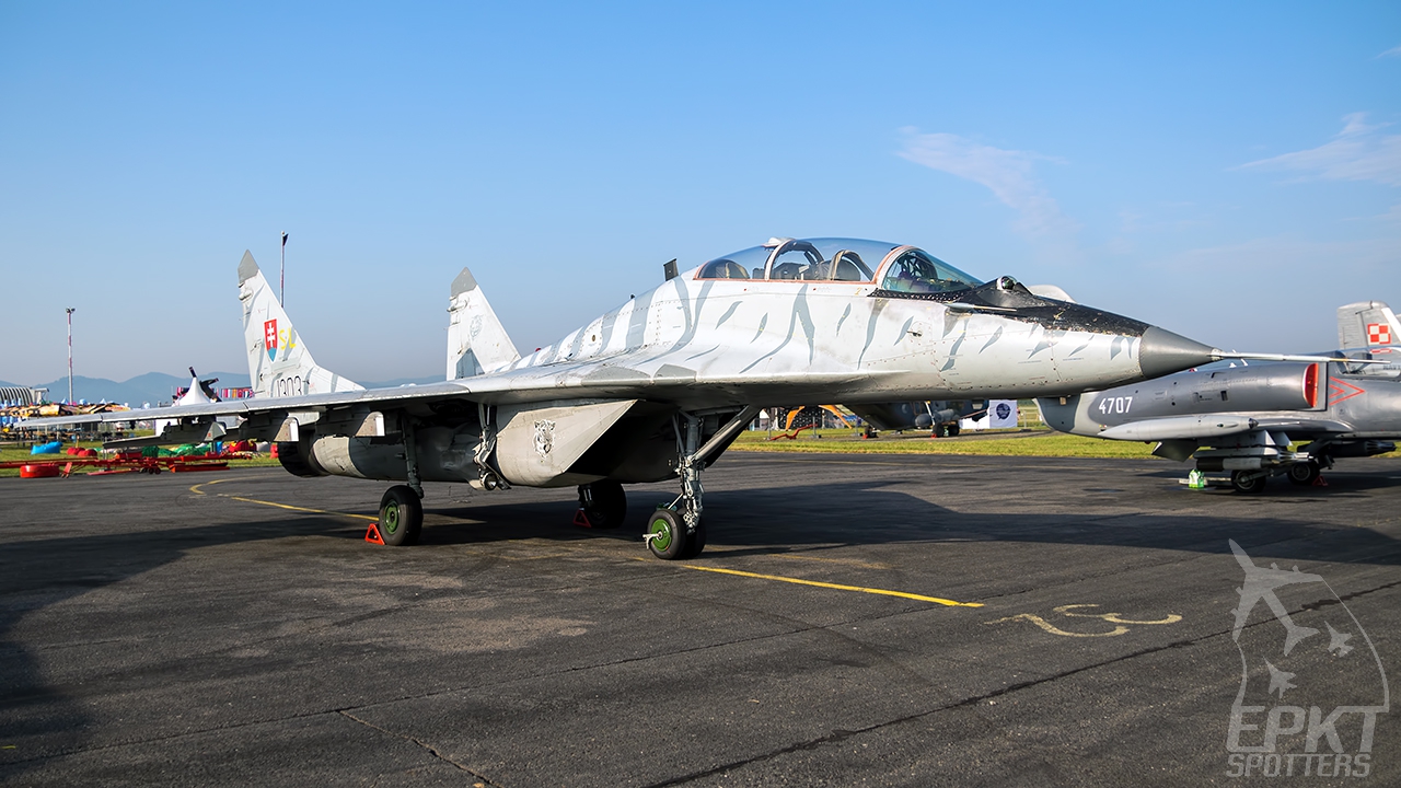 1303 - Mikoyan Gurevich MiG-29 UBS Fulcrum (Slovakia - Air Force) / Sliac - Sliac Slovakia [LZSL/SLD]