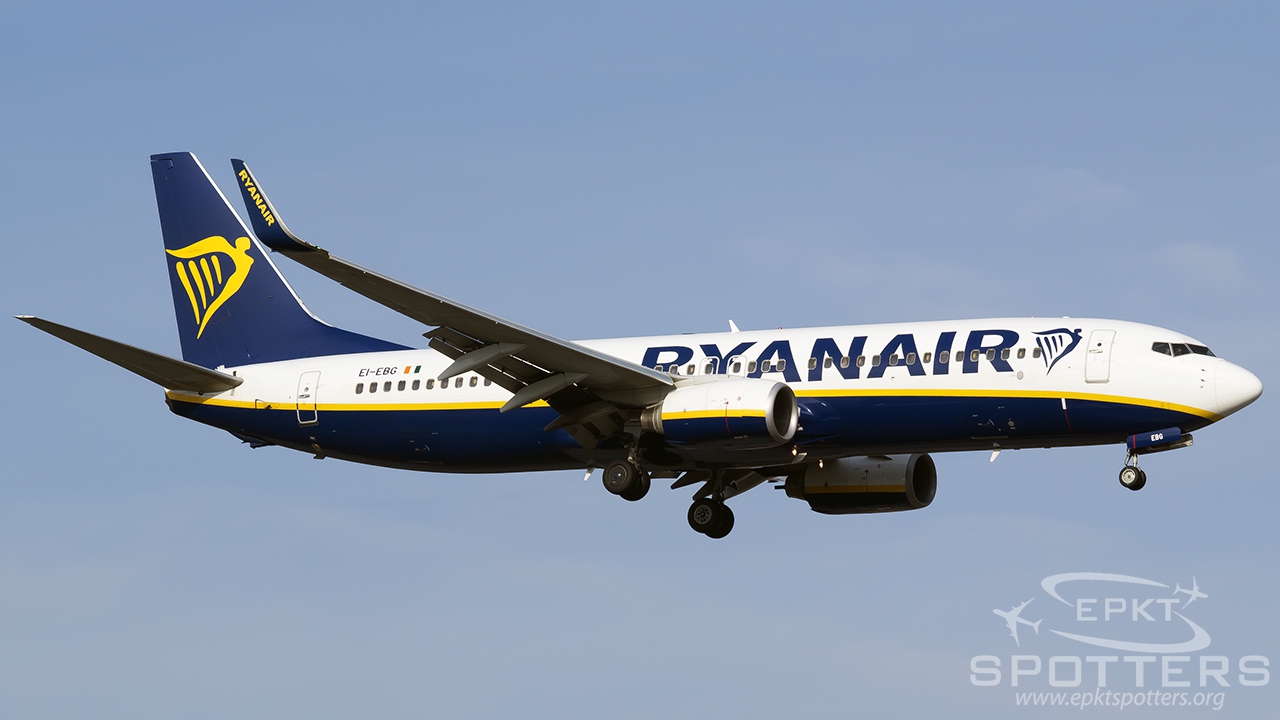 EI-EBG - Boeing 737 -8AS (Ryanair) / Balice - Krakow Poland [EPKK/KRK]