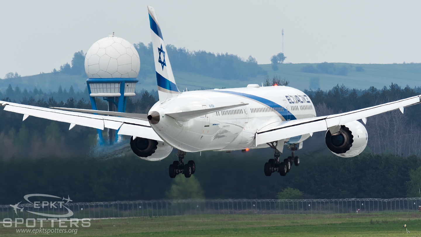 4X-EDH - Boeing 787 -9 Dreamliner (El Al Israel Airlines) / Pyrzowice - Katowice Poland [EPKT/KTW]