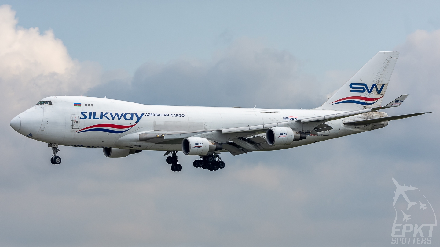4K-BCR - Boeing 747 -4H6F (Silk Way West Airlines) / Pyrzowice - Katowice Poland [EPKT/KTW]