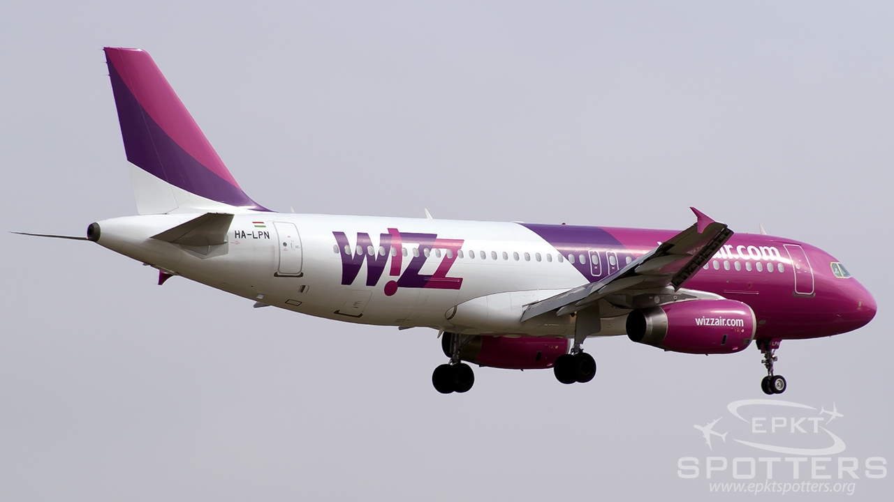 HA-LPN - Airbus A320 -232 (Wizz Air) / Pyrzowice - Katowice Poland [EPKT/KTW]