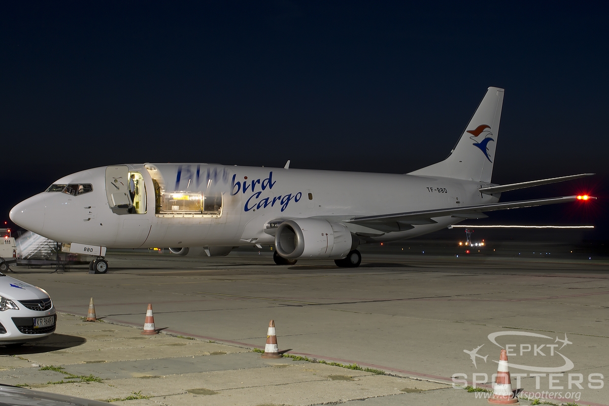TF-BBD - Boeing 737 -3Y0(SF) (Bluebird Cargo) / Pyrzowice - Katowice Poland [EPKT/KTW]