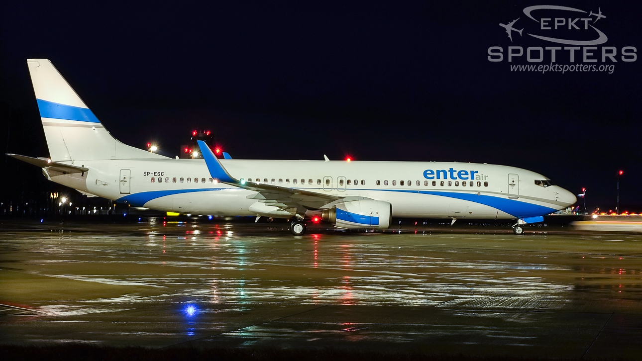 SP-ESC - Boeing 737 -8AS(WL) (EnterAir) / Pyrzowice - Katowice Poland [EPKT/KTW]