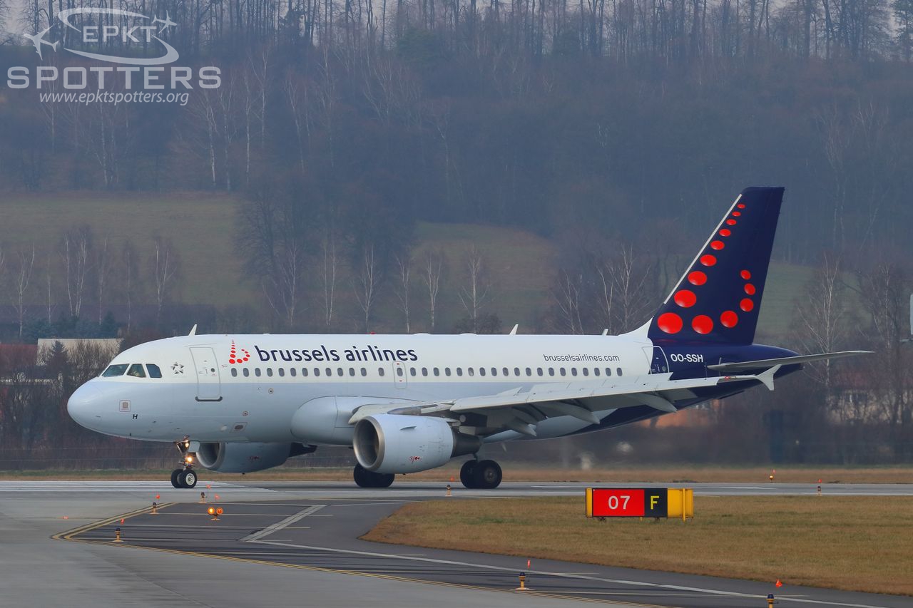 OO-SSH - Airbus A319 -112 (Brussels Airlines) / Balice - Krakow Poland [EPKK/KRK]