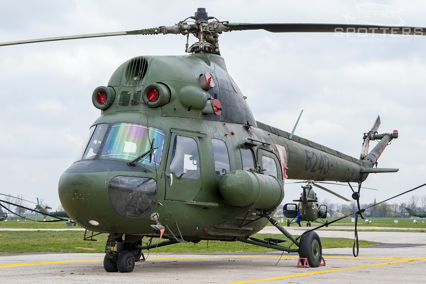 5243 - Mil Mi-2  (Poland - Army) / Inowroclaw Military Air Base - Inowrocław Poland [EPIR/]