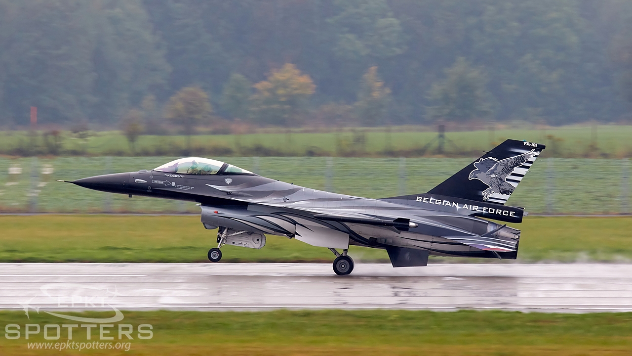 FA-101 - General Dynamics (SABCA) F-16 AM Fighting Falcon (Belgium - Air Force) / Leos Janacek Airport - Ostrava Czech Republic [LKMT/OSR]
