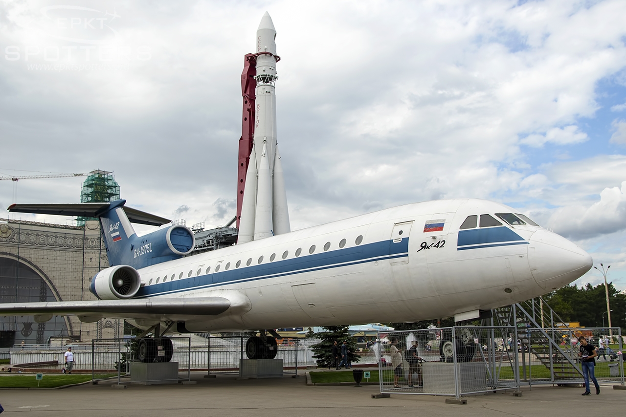 RA-19751 - Yakovlev Yak-42  (Private) / Other location - Moscow - VDNKh Russian Federation [/]